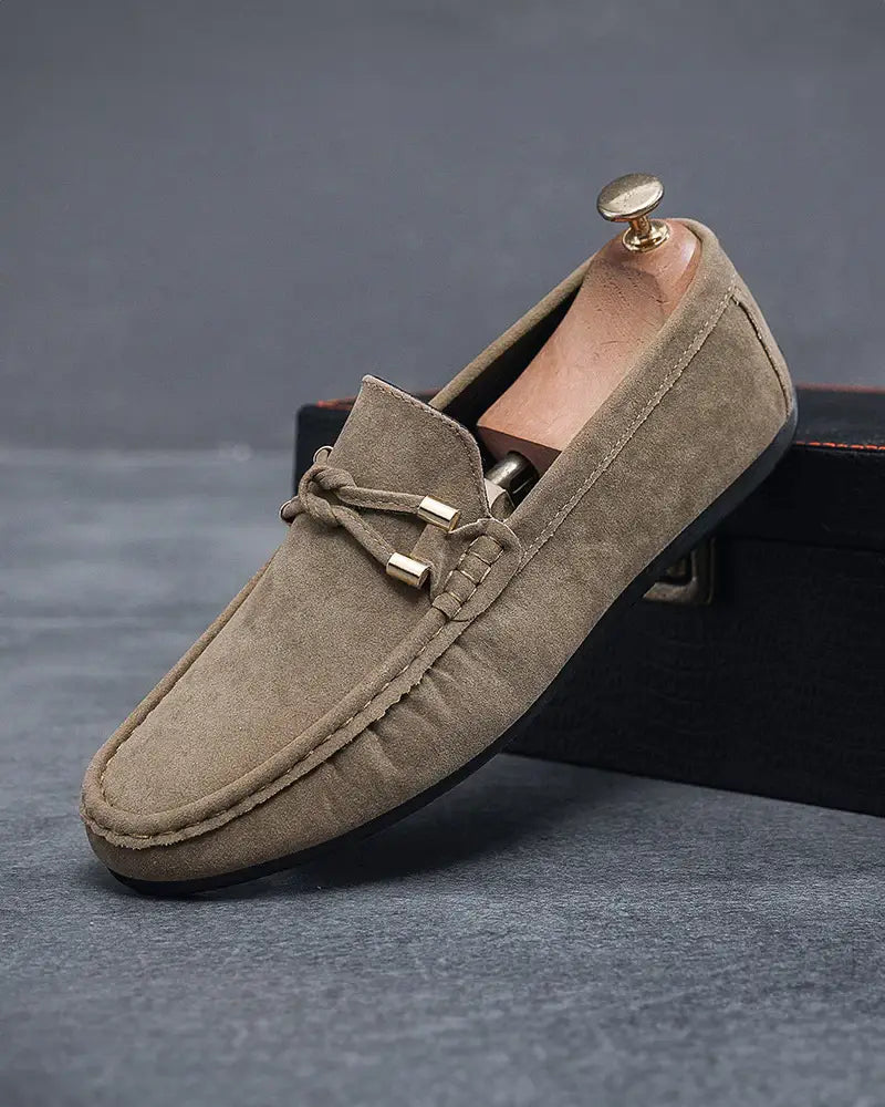 Kangaroo Suede Loafers