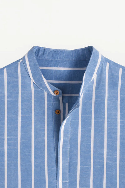 Palermo Band Collar Shirt