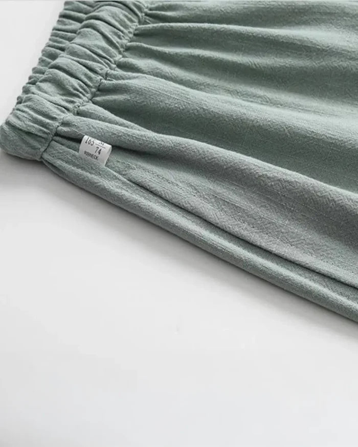 OVERSIZED LINEN PANTS