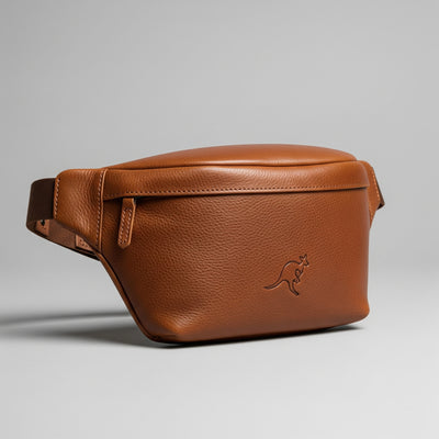 leather bum bag