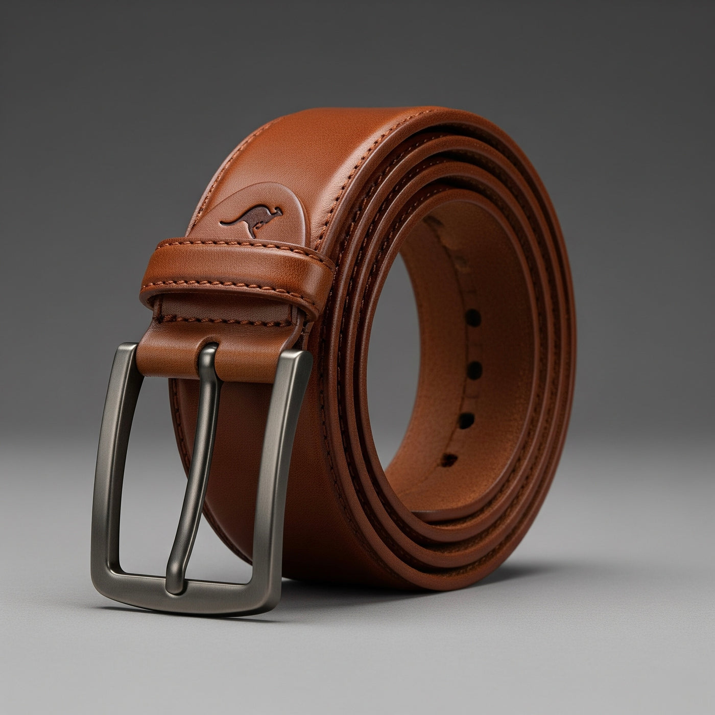Sculpt leather belt