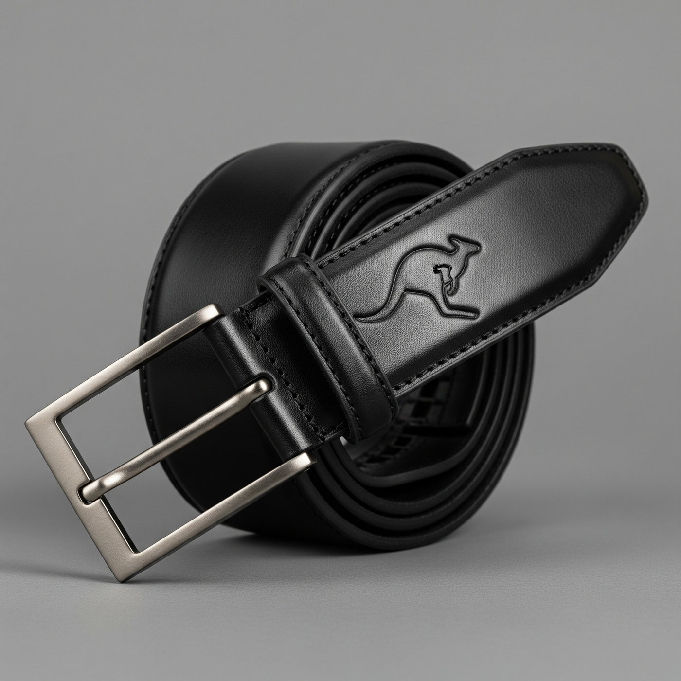 Sculpt leather belt