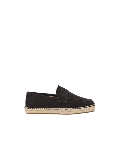 Suede Moccassin Espadrilles
