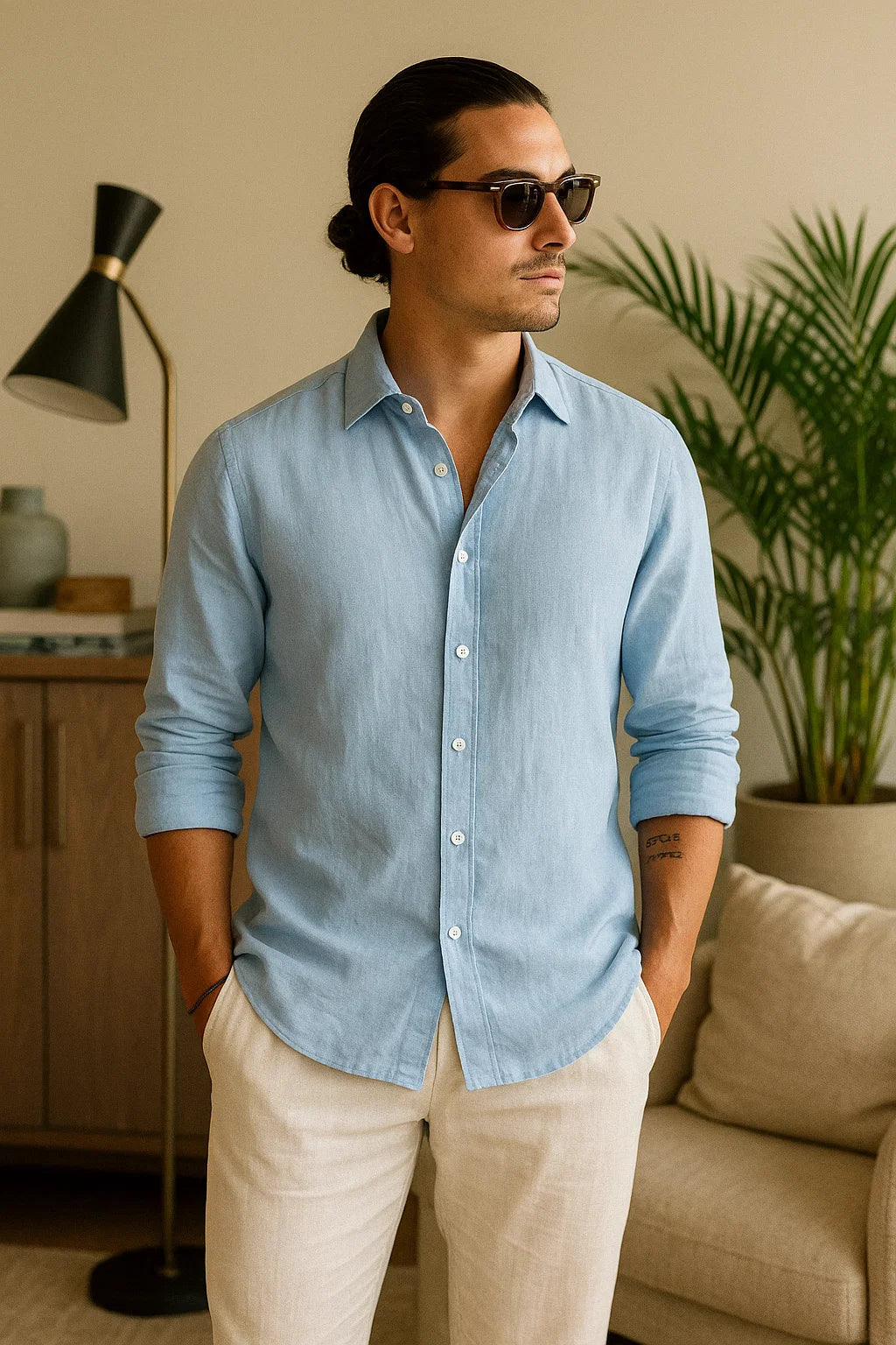 positano linen shirt