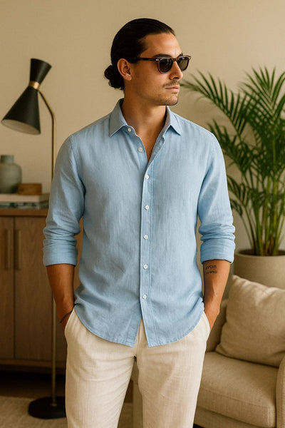 positano linen shirt