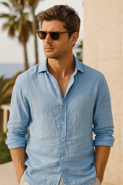 positano linen shirt