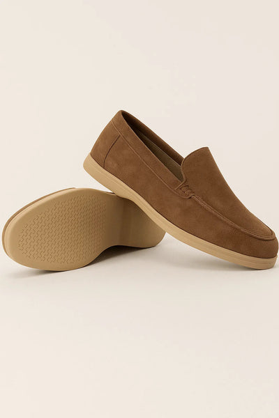 Classic suede loafers