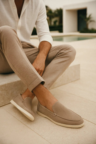 Classic suede loafers