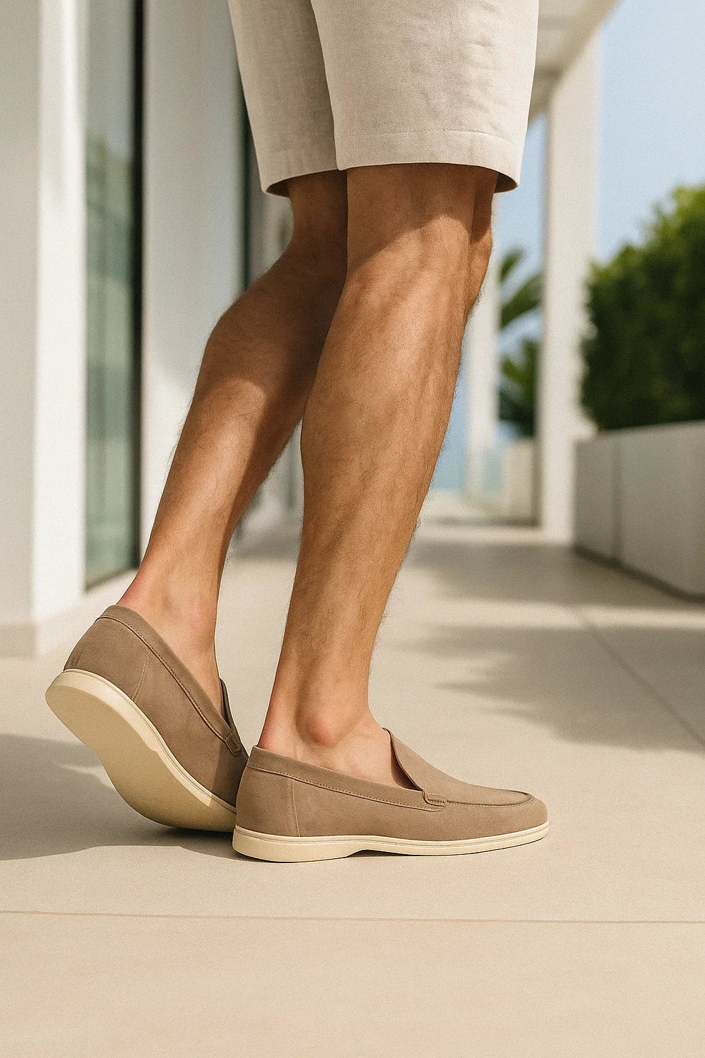 Classic suede loafers