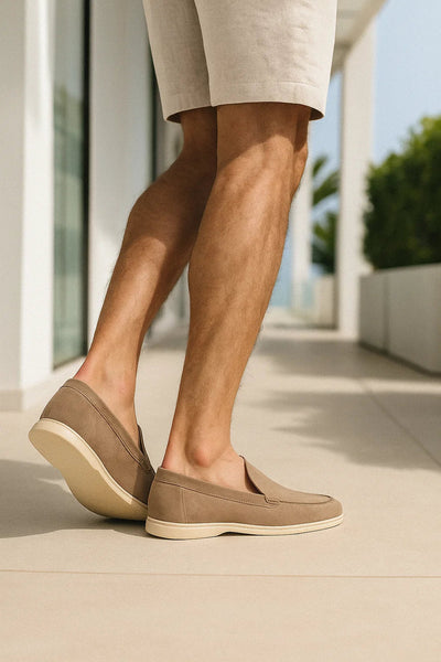 Classic suede loafers