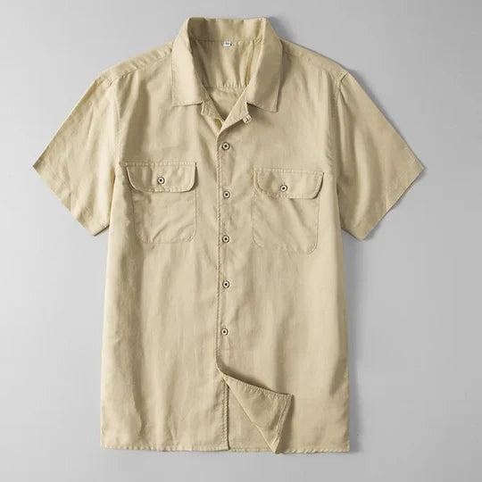 Linen Button-Up Shirt