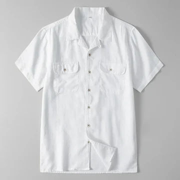 Linen Button-Up Shirt